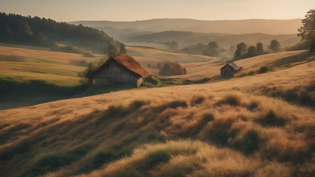 Vintage landschap achtergrond erg cool