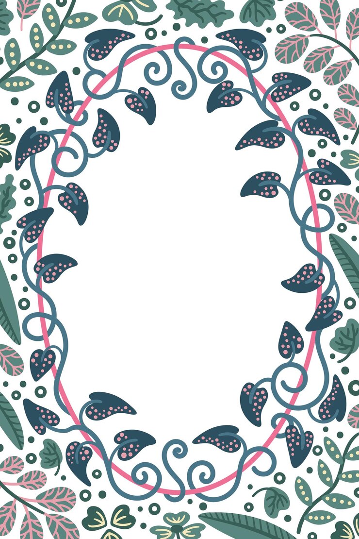 Photo vintage leaf png frame nature illustration transparent background