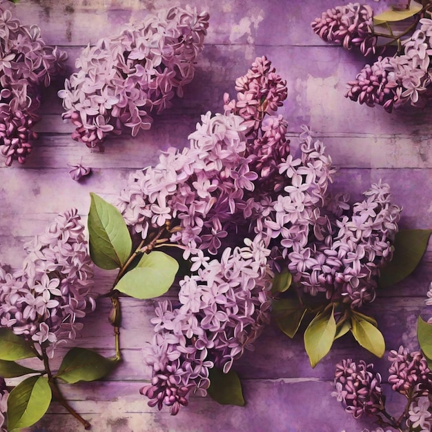 Vintage Lilac Elegance Retro Grunge Textures