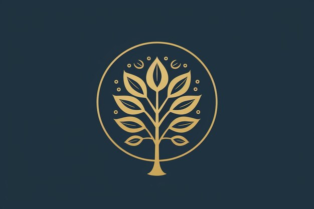 Vintage logo for a plant based medicinal business