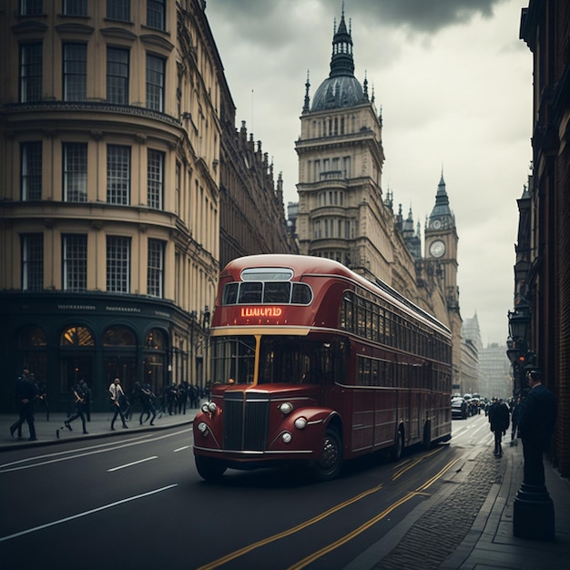 Vintage look in Londense stad