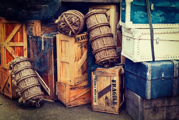 Vintage luggage