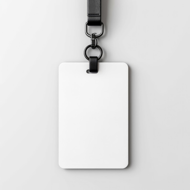 Photo vintage metal label holder with blank space
