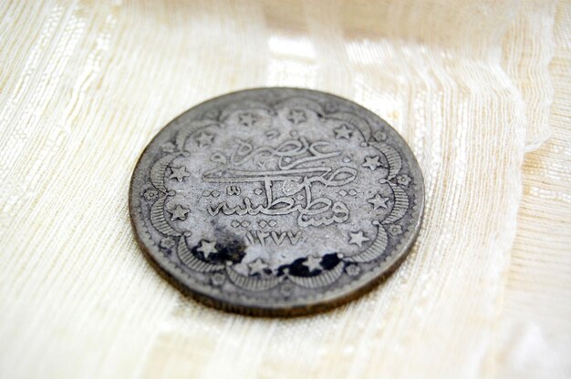 Photo vintage money from ottoman empire