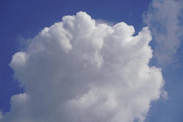 Vintage mooie blauwe lucht in de middagperiode en schemertijd