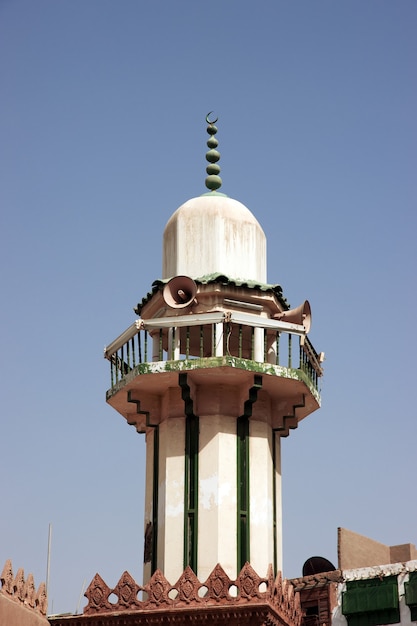 사우디 아라비아 제다의 알 발라드 지구에있는 빈티지 모스크