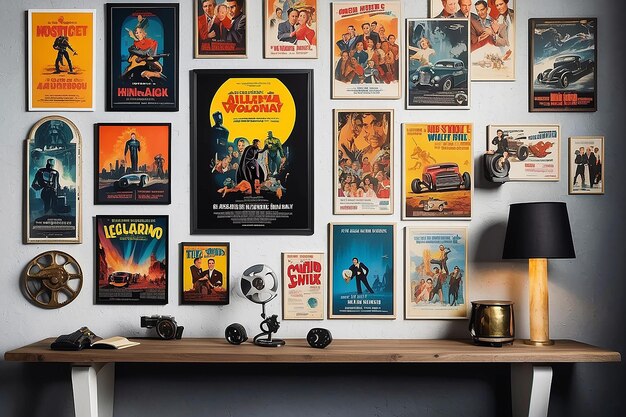 Vintage Movie Poster Wall