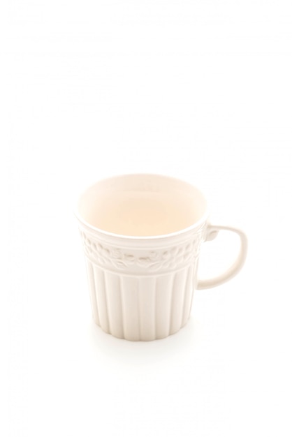 vintage mug on white 