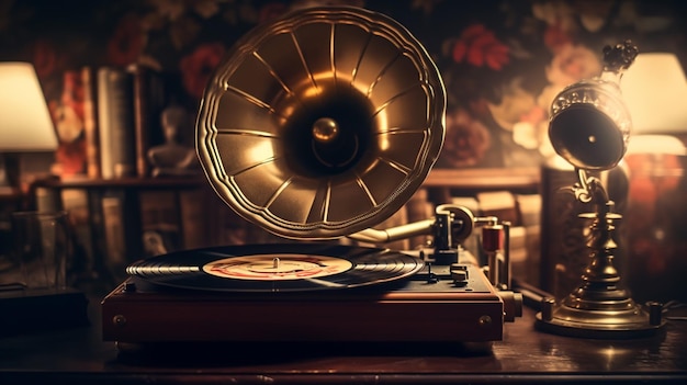 Photo vintage music background