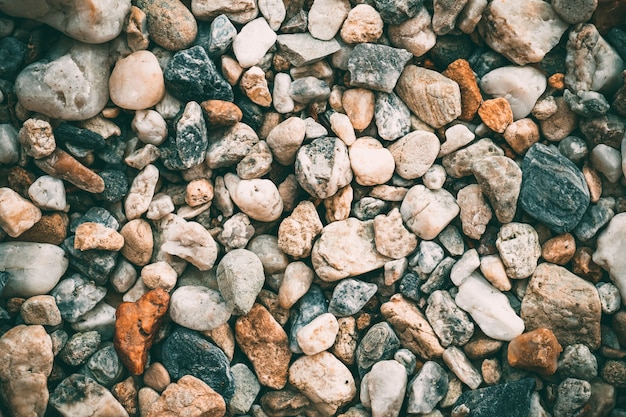 Photo vintage nature background of beautiful gravel.