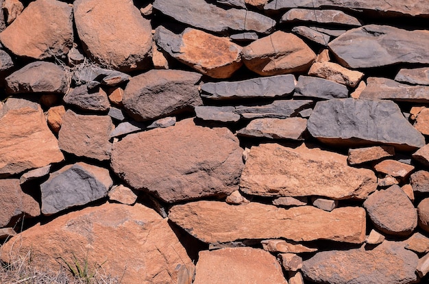 Vintage Old Brick Stone Wall - Background Texture