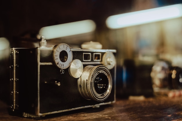 Photo vintage and old film camera