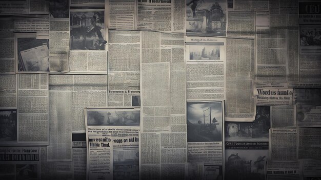 Vintage Old Newspaper grunge texture background Retro paper