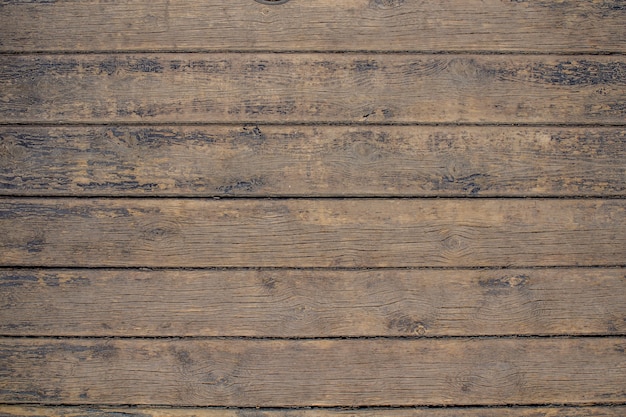 Photo vintage old wooden planks painted in black.