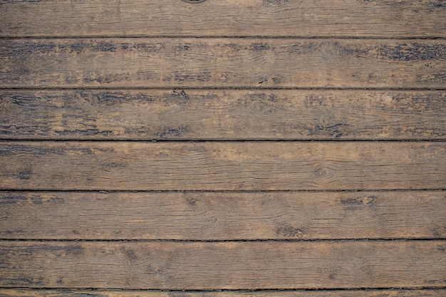 Vintage old wooden planks painted in black.