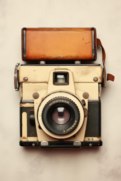 Vintage opvouwbare camera