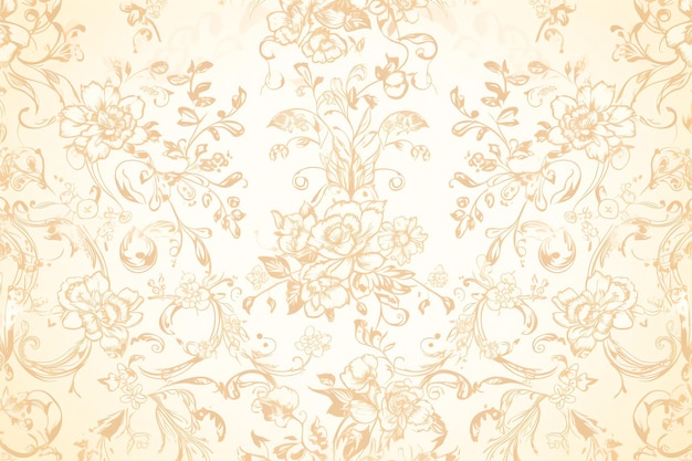 Vintage ornamental flowers background