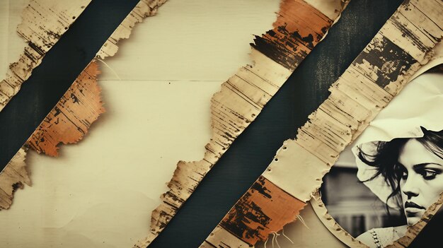 Vintage paper template background