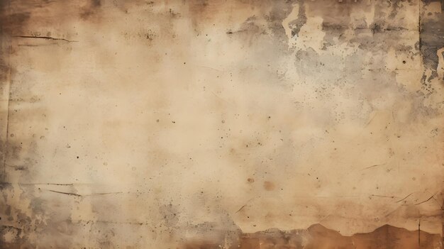 Vintage paper texture background with aged created ai