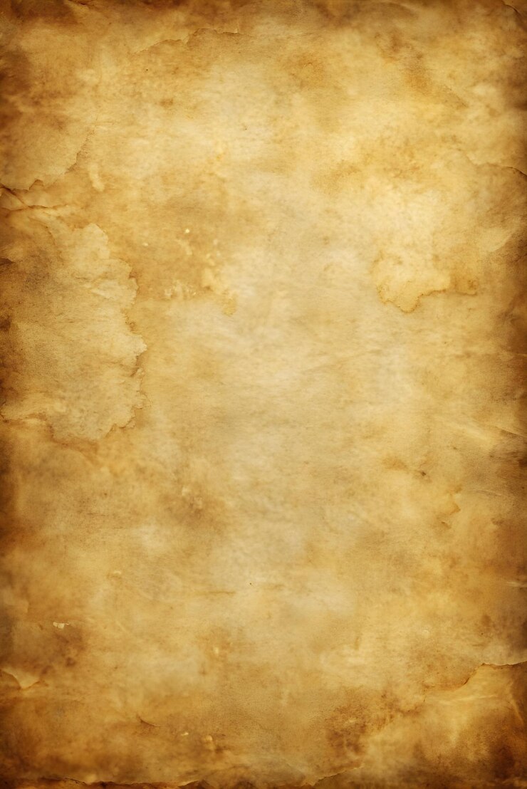 Photo a vintage parchment texture with stains burnt edges and aged details