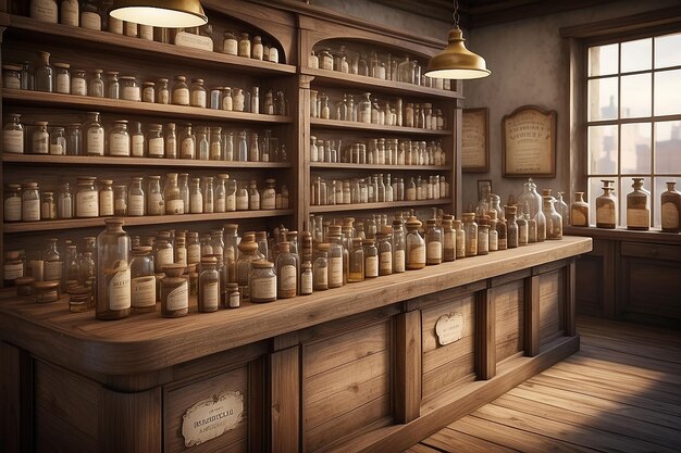 Vintage Pharmacy Image