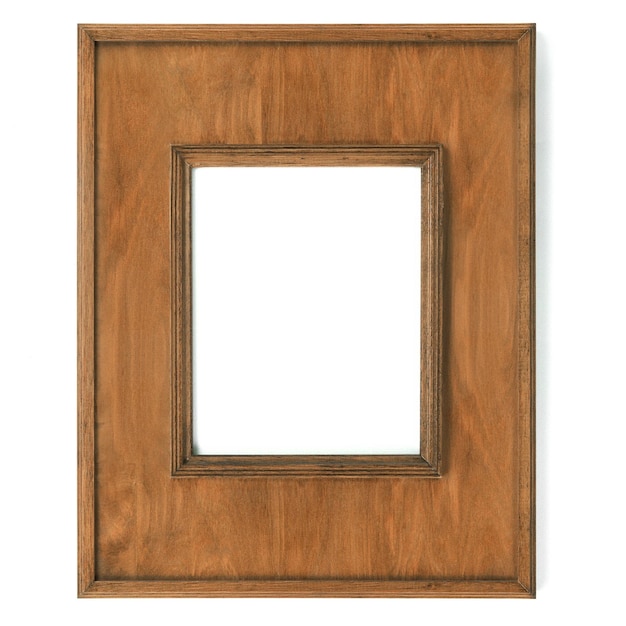 Vintage picture frame wood plated