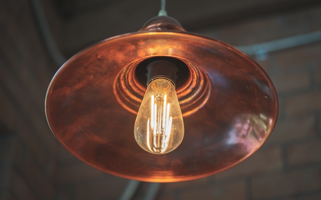 Vintage plafondlamp licht