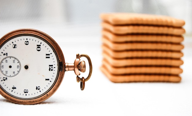 Photo vintage pocket clock