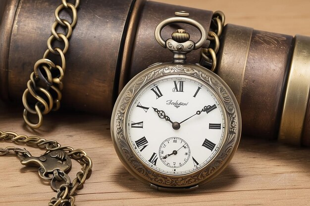 Photo vintage pocket watch