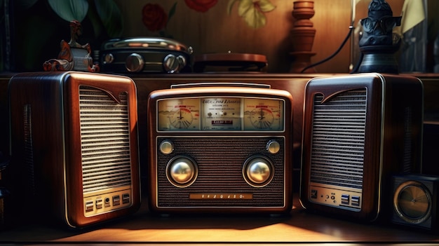 Vintage Radio and Speakers