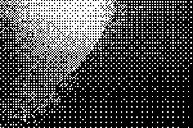 Vintage retro bitmap achtergrond Vintage poster met halftone textuur en pixelated grain