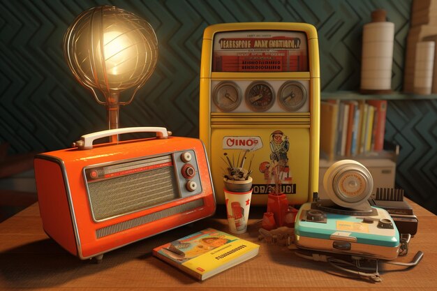 Vintage and retro objects