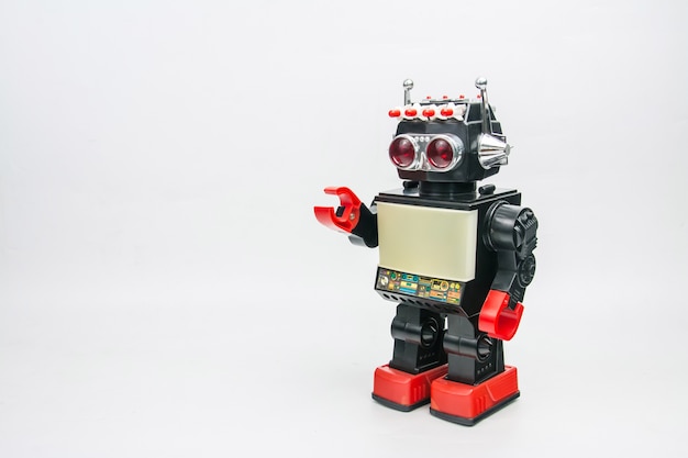 Photo vintage robot retro classic toy