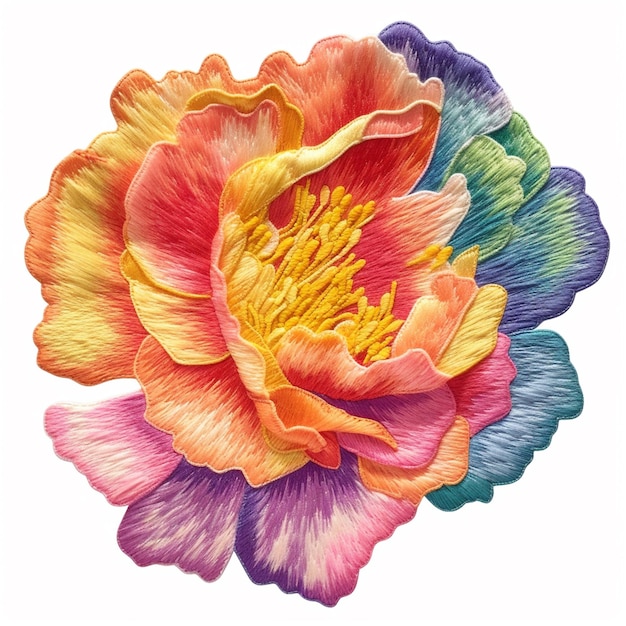 a vintage rose flowers peony illustration