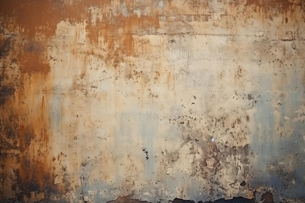 Vintage rusty and scratched wall