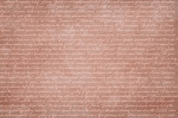 Vintage Script Background Abstract handwriting on old vintage paper ...