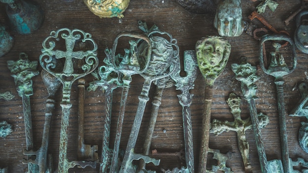 Vintage skeleton keys