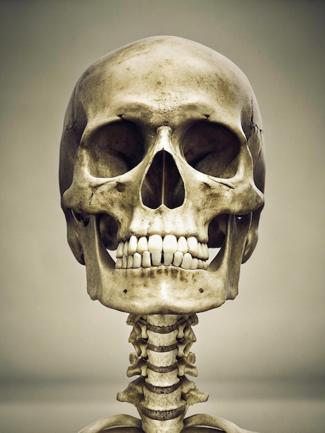 vintage skull illustration with intricate details artistic vintagestyle skull illustration