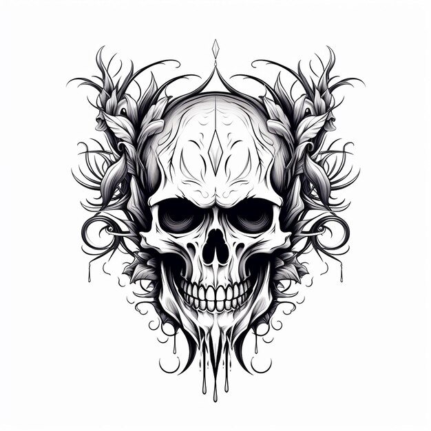 Vintage Skull Texture