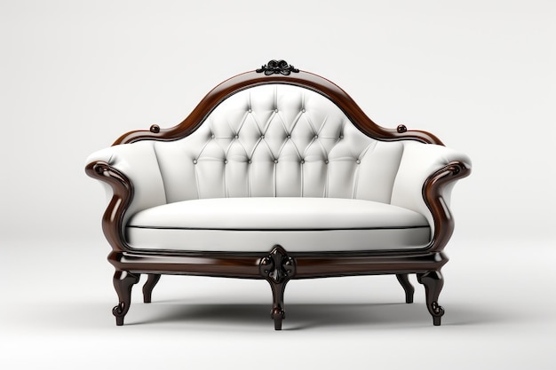vintage sofa as modern furniture decoration