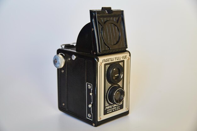 Vintage Spartus FullVue Camera on Neutral Background
