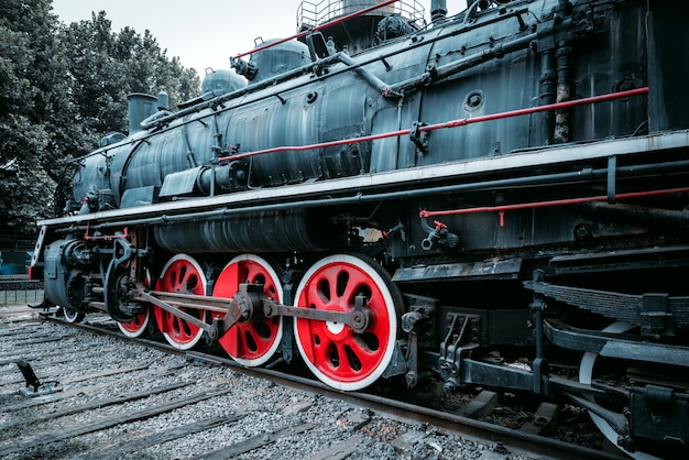 Vintage steam train