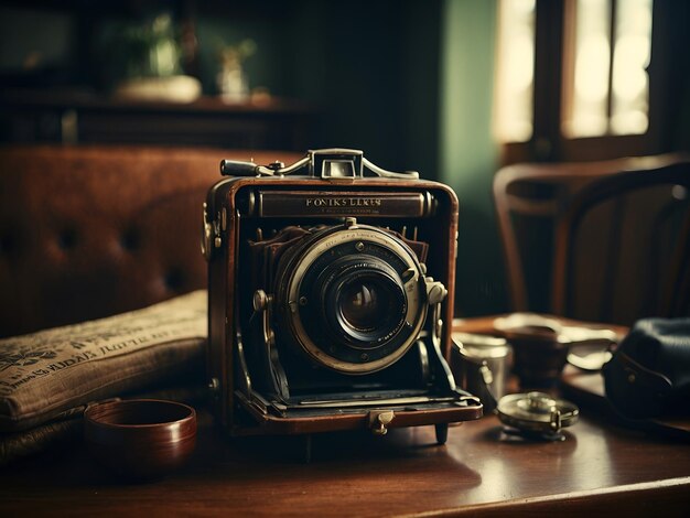 Vintage stijl oude camera