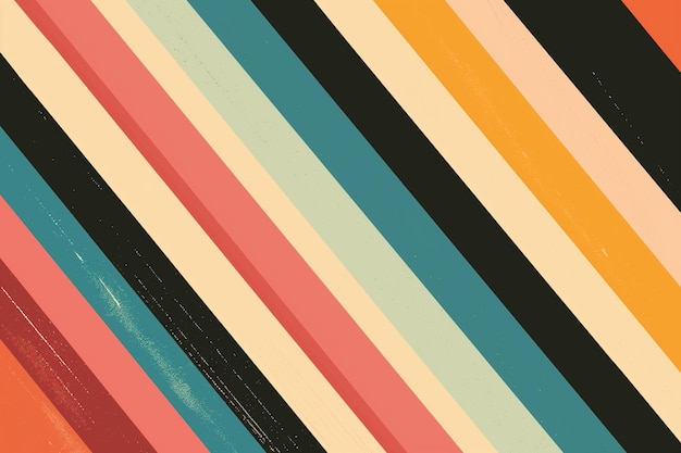 Vintage striped backgrounds posters banner samples