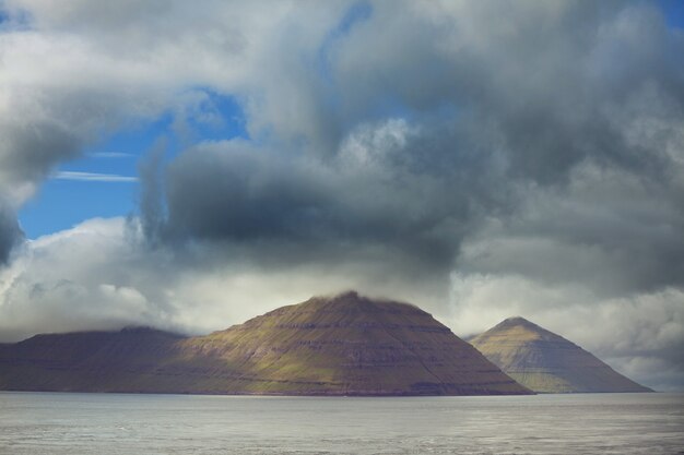 Vintage style of Faroe islands