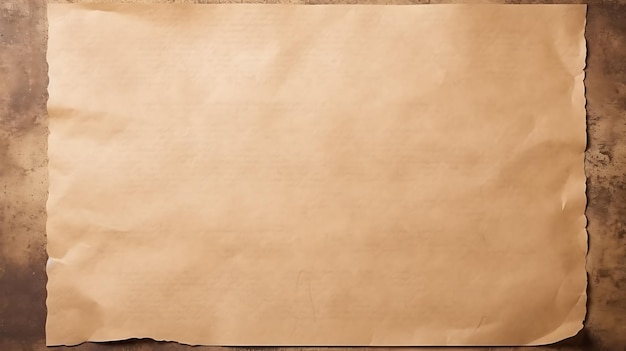 Фон листа пергаментной бумаги в винтажном стиле