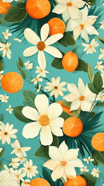 vintage summer pattern