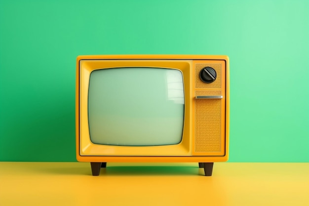 Винтажный телевизионный пустой дисплей, программа, медиа-шоу, вещание, устаревшие часы, старые аналоговые классические экраны, развлекательный фон, технологии, ретро-новости, видеотрубка