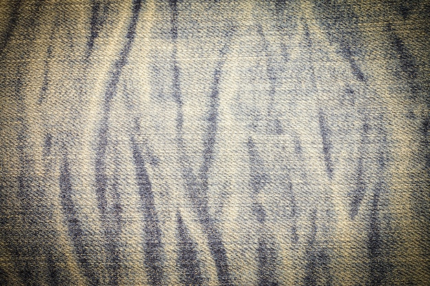 Vintage texture of blue jeans.