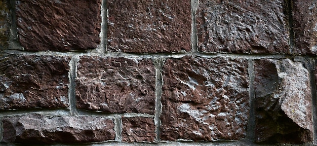 Photo vintage textured brick wall